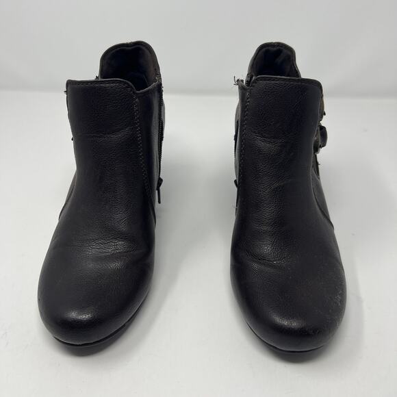 Bear Traps Caryl Faux Leather Brown Women's Heel Ankle Boots Size 8.5 - Picture 3 of 10